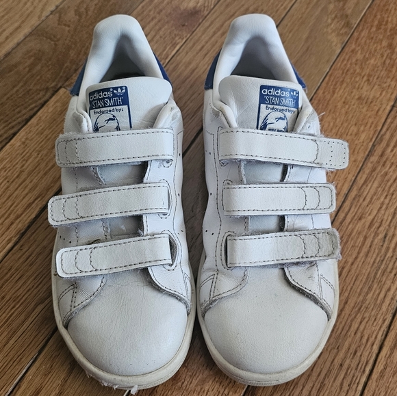 Kids Adidas Stan Smith Sneakers J Crew  size 1 - Picture 3 of 9